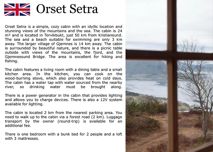 Orset Setra - Back To Basic - With Amazing View Дом отдыха *